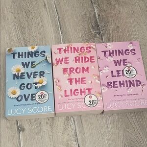 Lucy Score Book Set - Blue, Pink, Purple